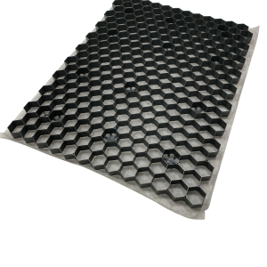 Duurzame grindplaat grindmat grindrooster grijs